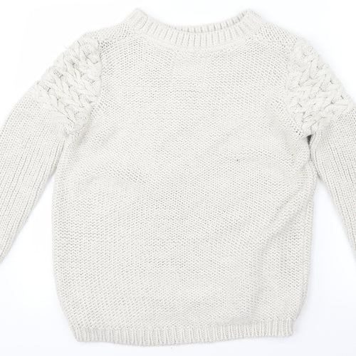 Falmer Heritage Womens White   Pullover Jumper Size M