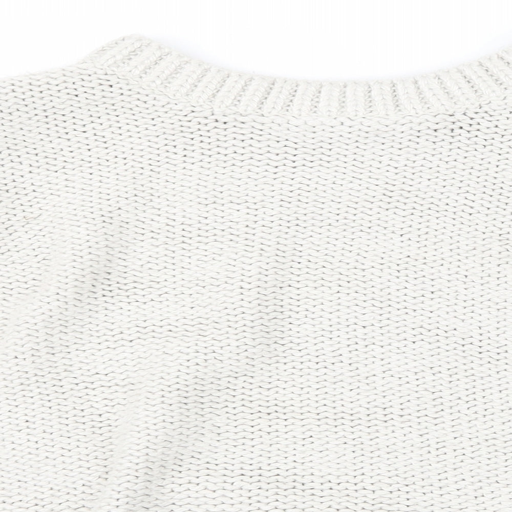 Falmer Heritage Womens White   Pullover Jumper Size M