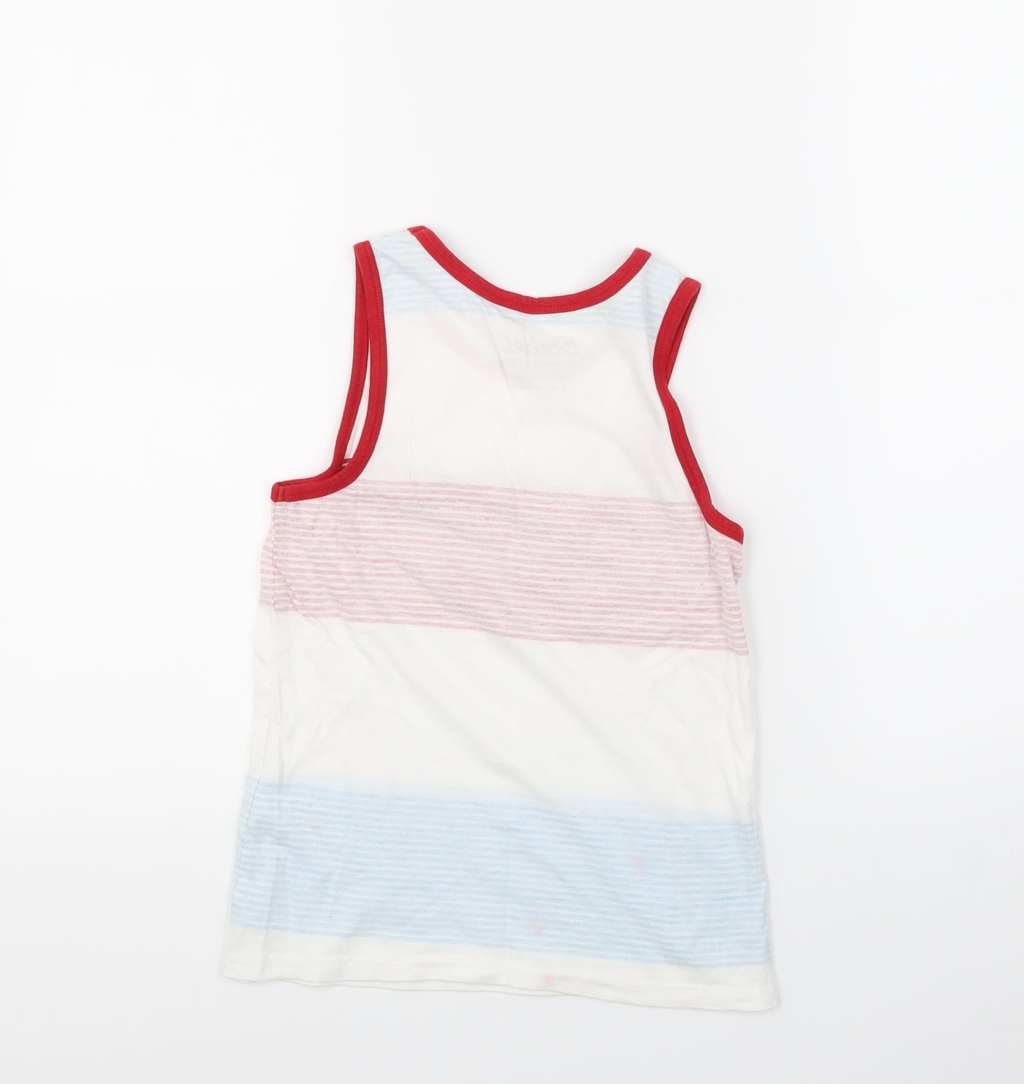 Primark Boys Multicoloured Striped  Basic T-Shirt Size 8-9 Years
