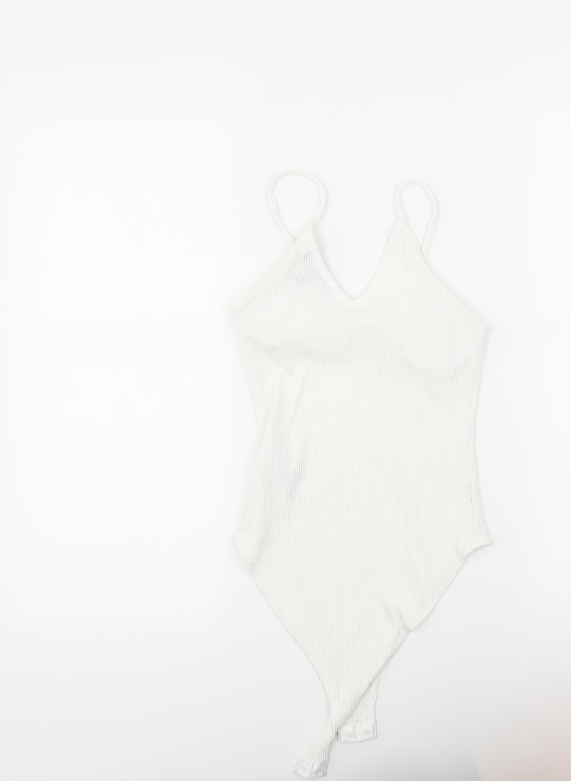 New Look Womens White   Babydoll Bodysuit Size 6