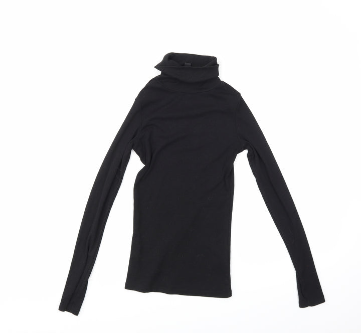 New Look Womens Black Pullover Jumper Size 8
