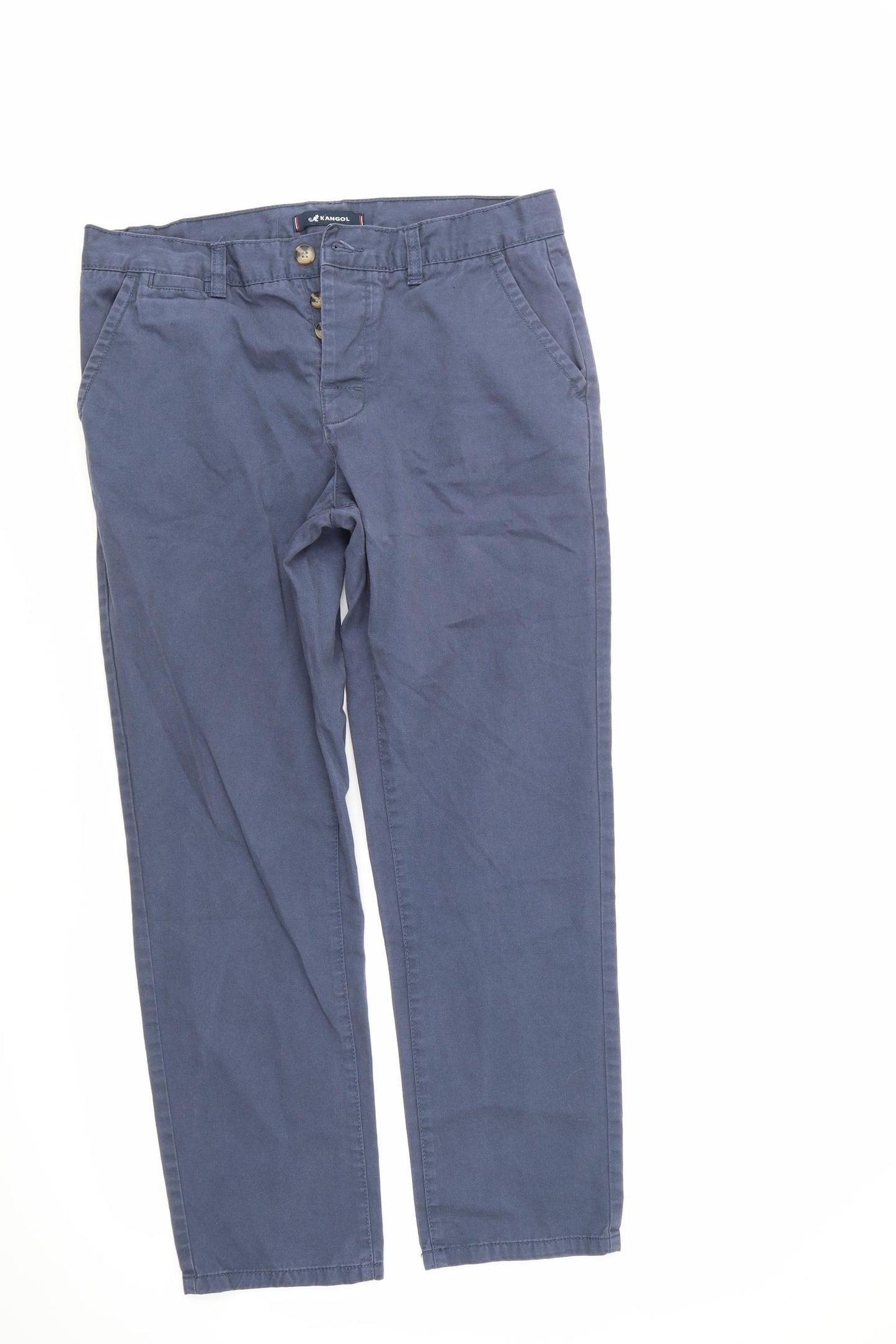 Kangol Mens Blue   Trousers  Size 34 L28 in