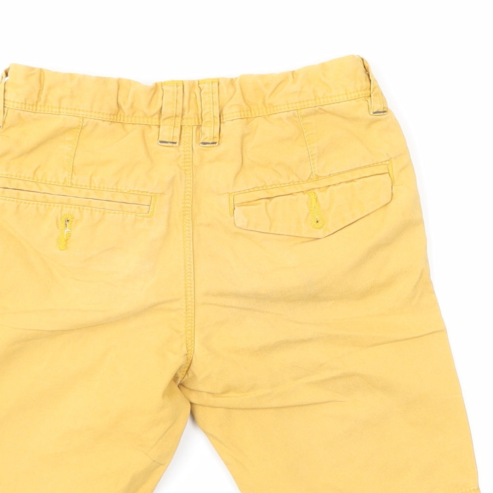 NEXT Boys Yellow   Cargo Shorts Size 6 Years