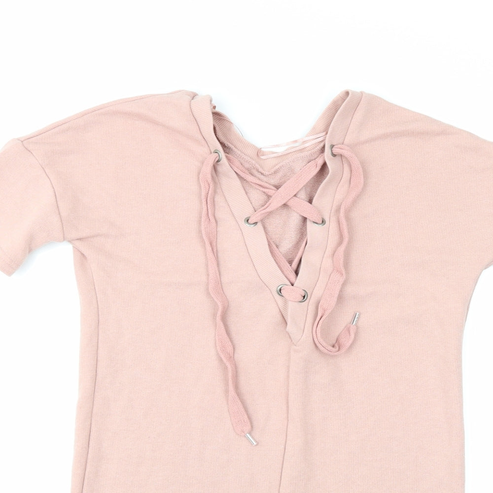 Atmosphere Womens Pink   Basic Polo Size 6