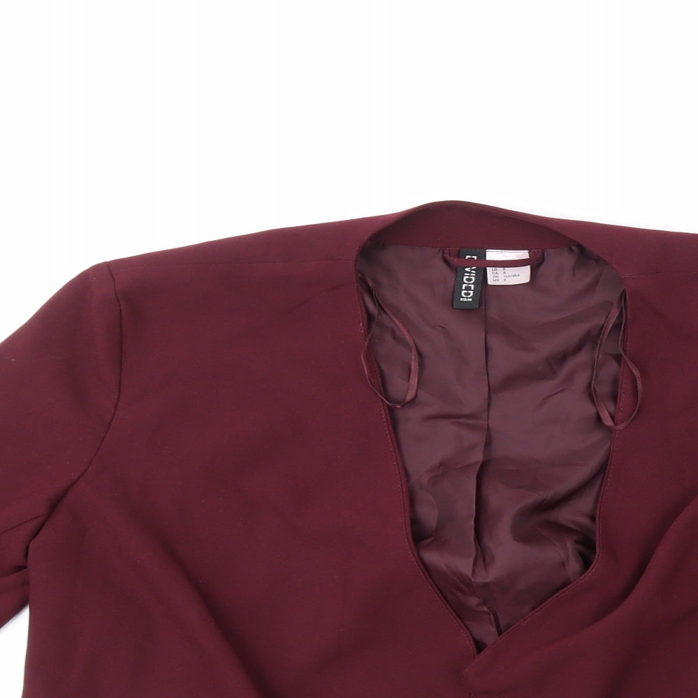 Divided Womens Purple   Jacket Suit Jacket Size 10