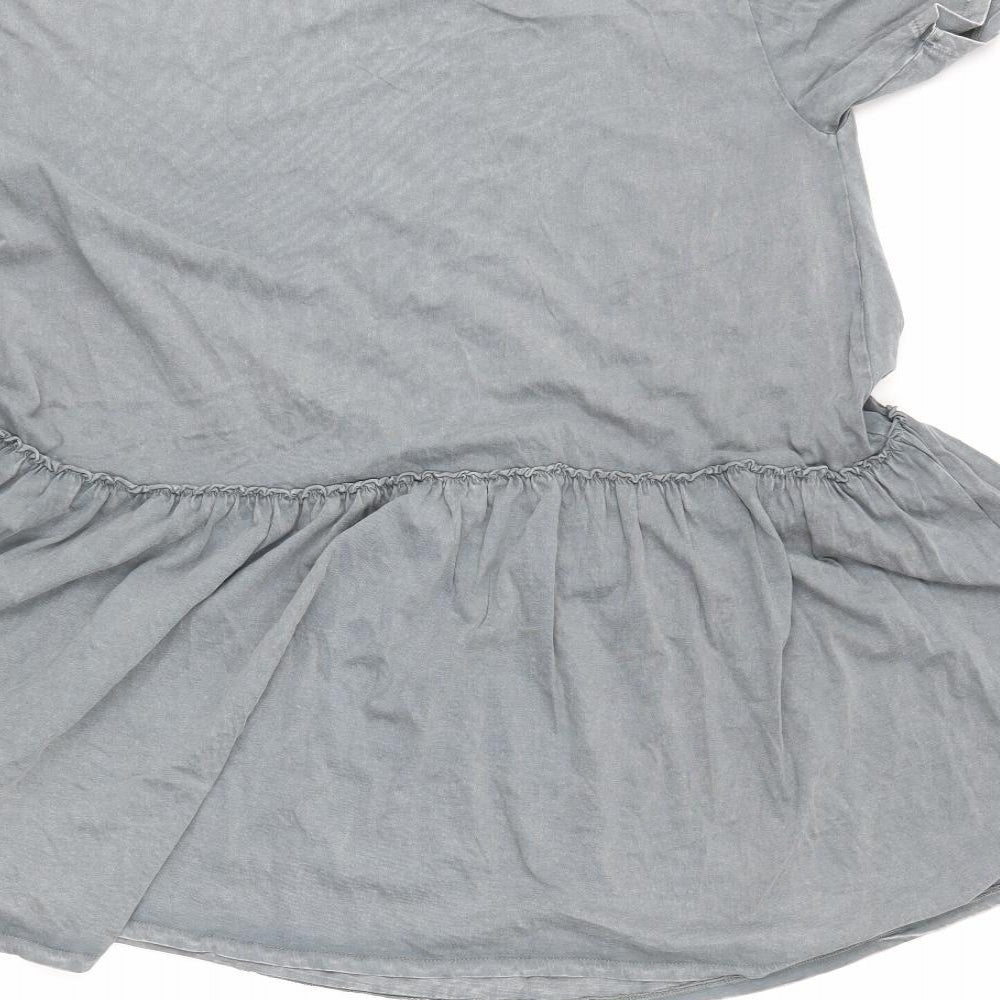 Pull&Bear Womens Grey   T-Shirt Dress  Size L