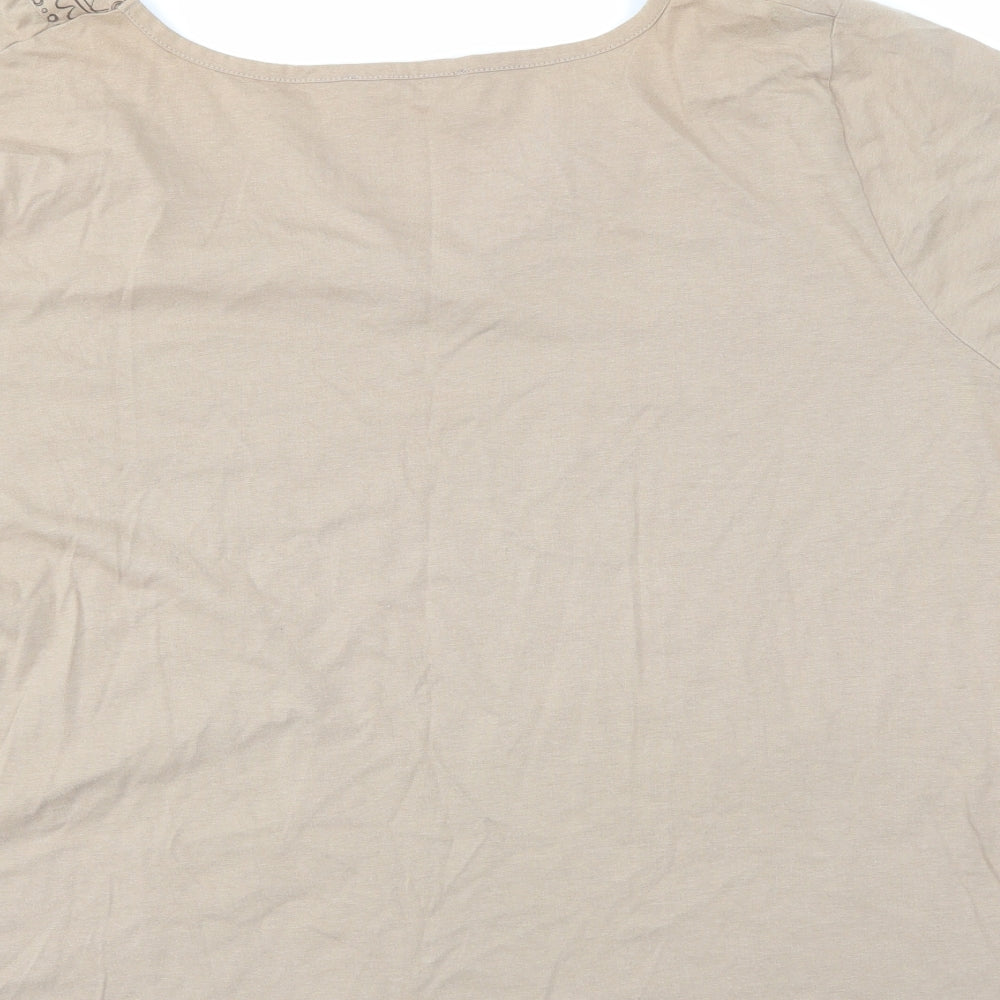 East Coast Womens Brown   Basic Blouse Size 30