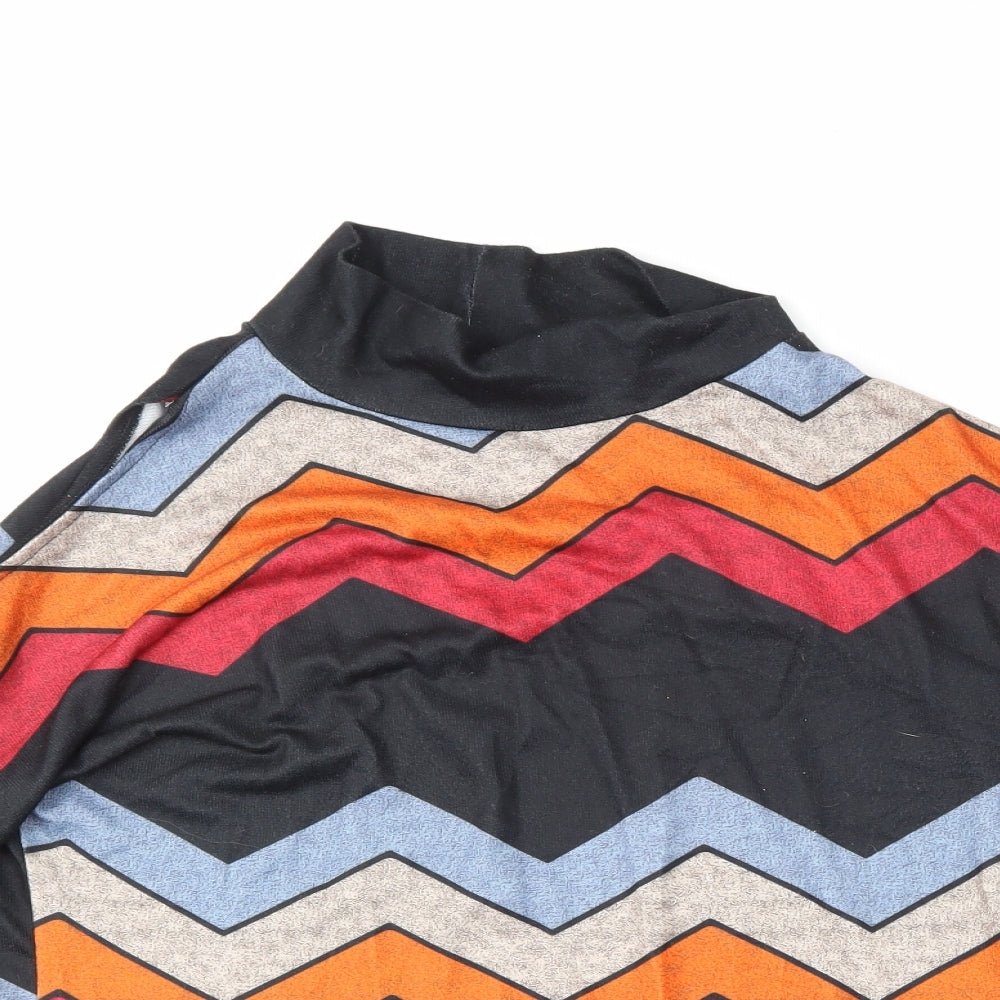 Preworn Womens Multicoloured Geometric  Pullover Jumper Size XL