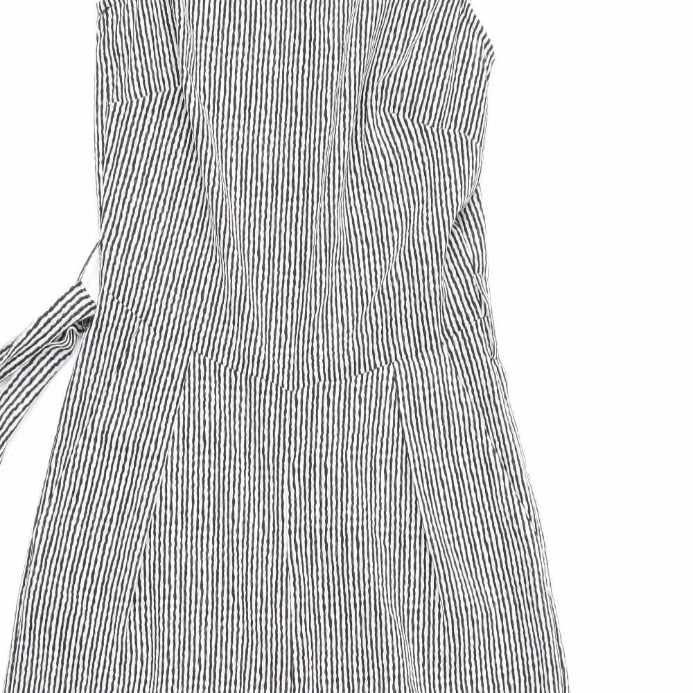 Warehouse Womens Multicoloured Striped  Jumpsuit One-Piece Size 8