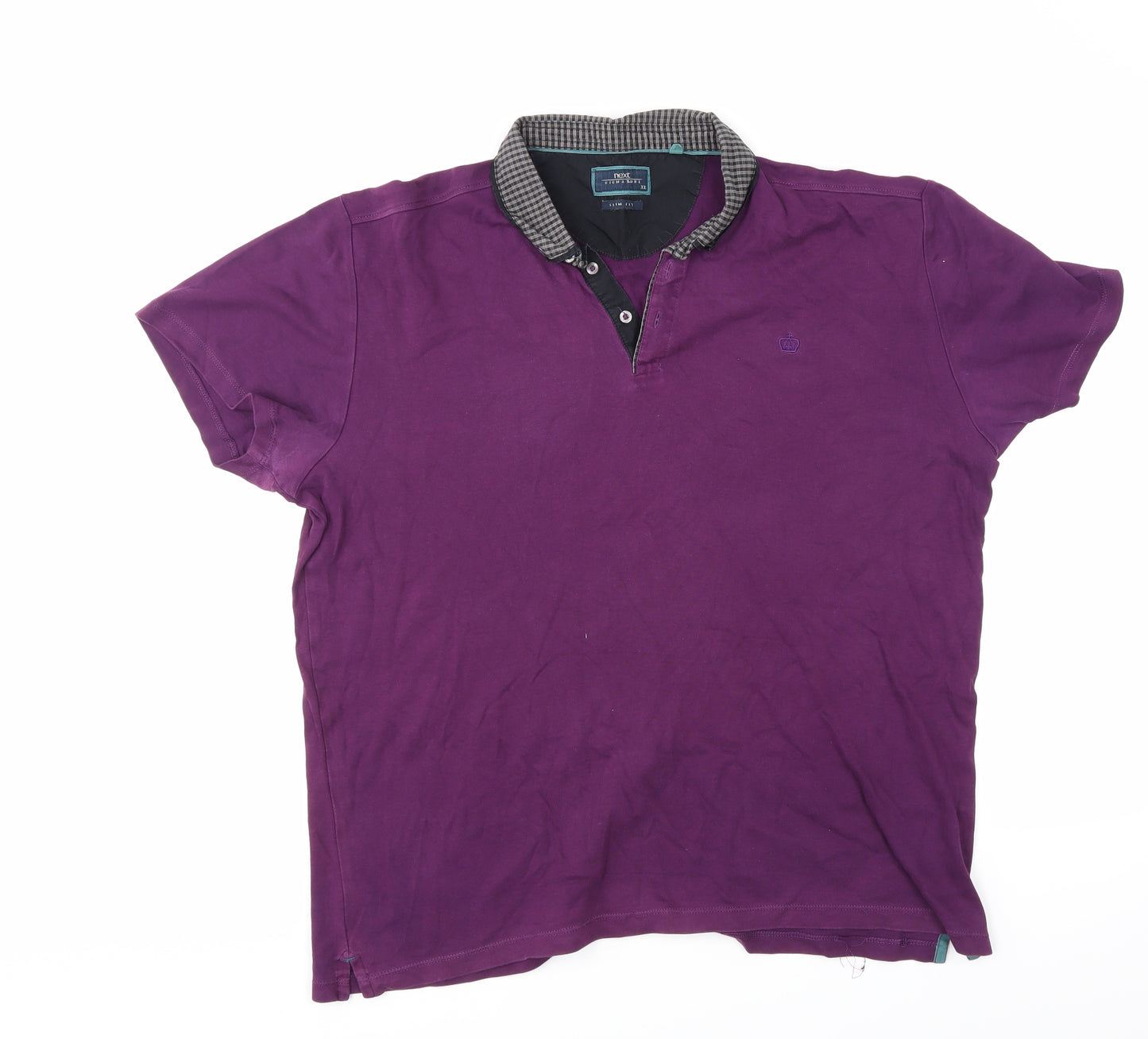 NEXT Mens Purple    Polo Size XL