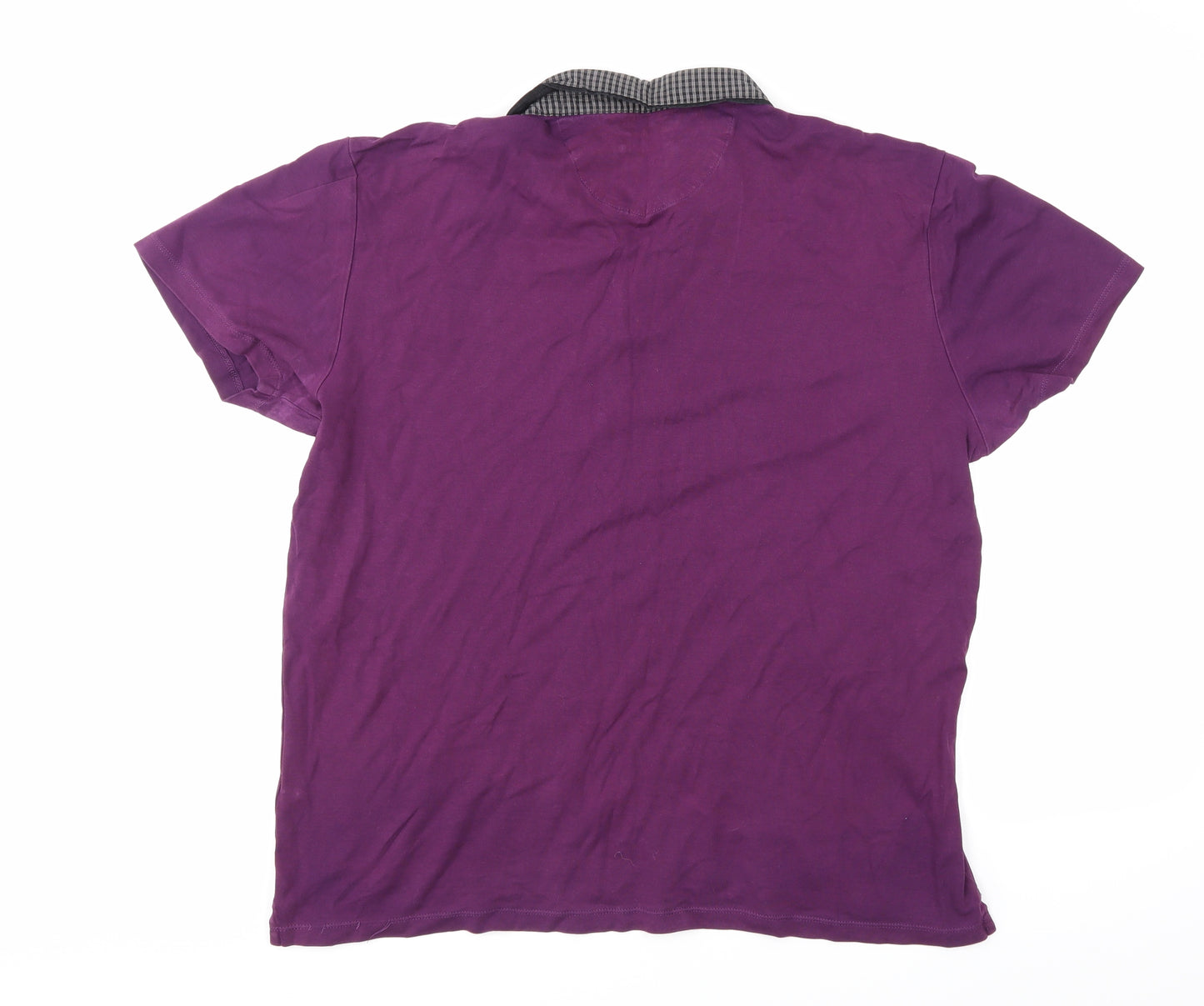 NEXT Mens Purple    Polo Size XL