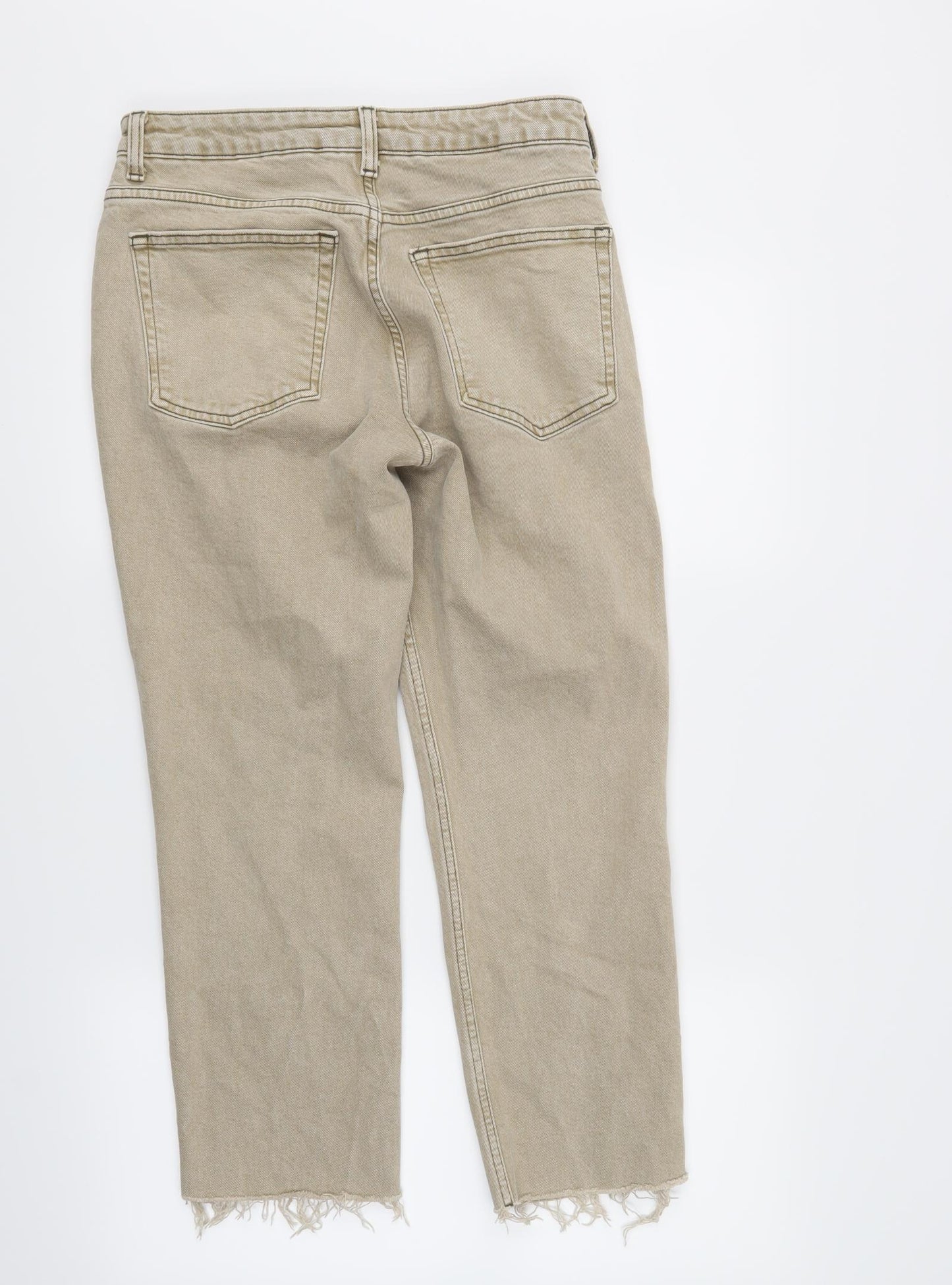 Topshop Mens Brown  Denim Straight Jeans Size 30 L35 in