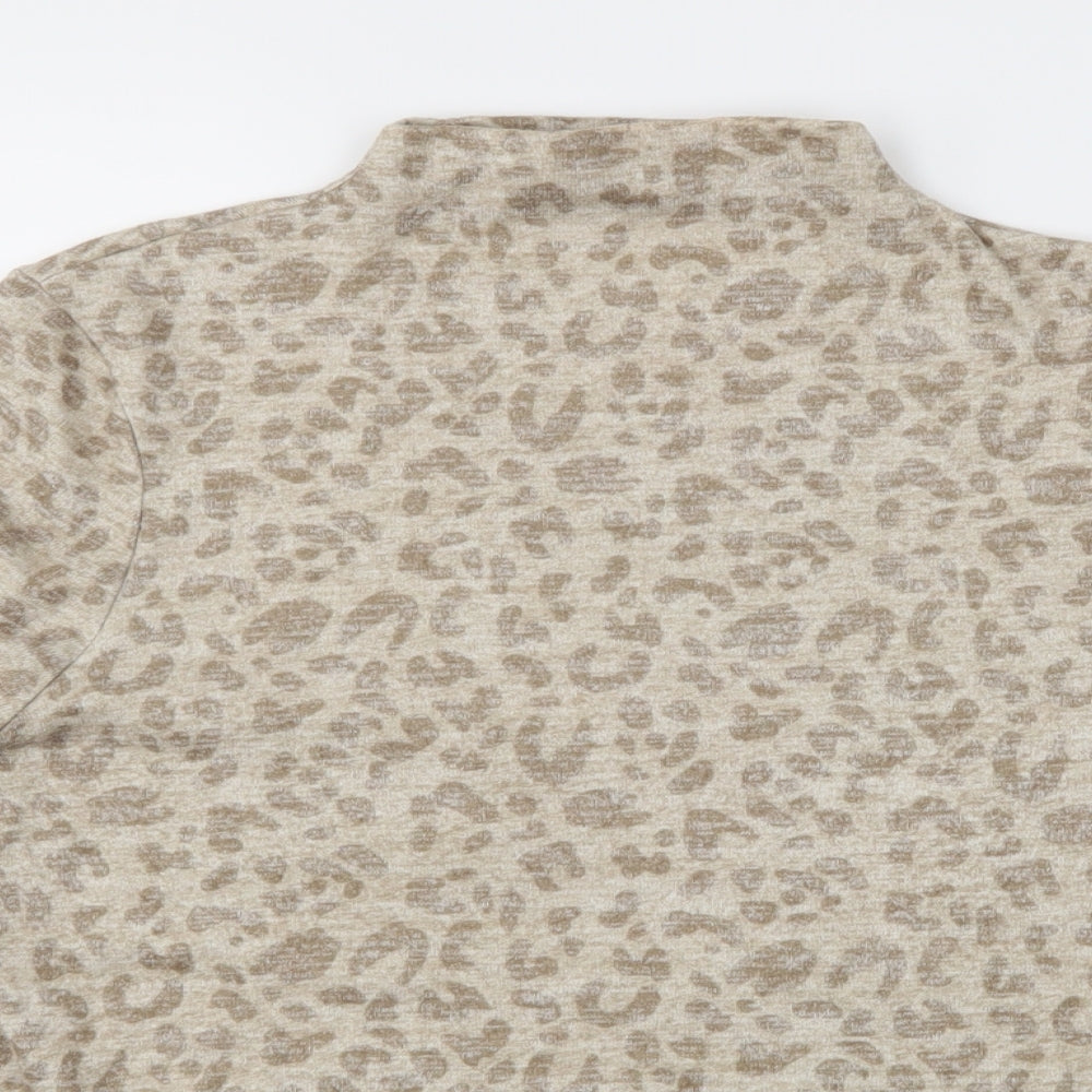 Marks & Spencers Womens Multicoloured Animal Print  Pullover Jumper Size 16