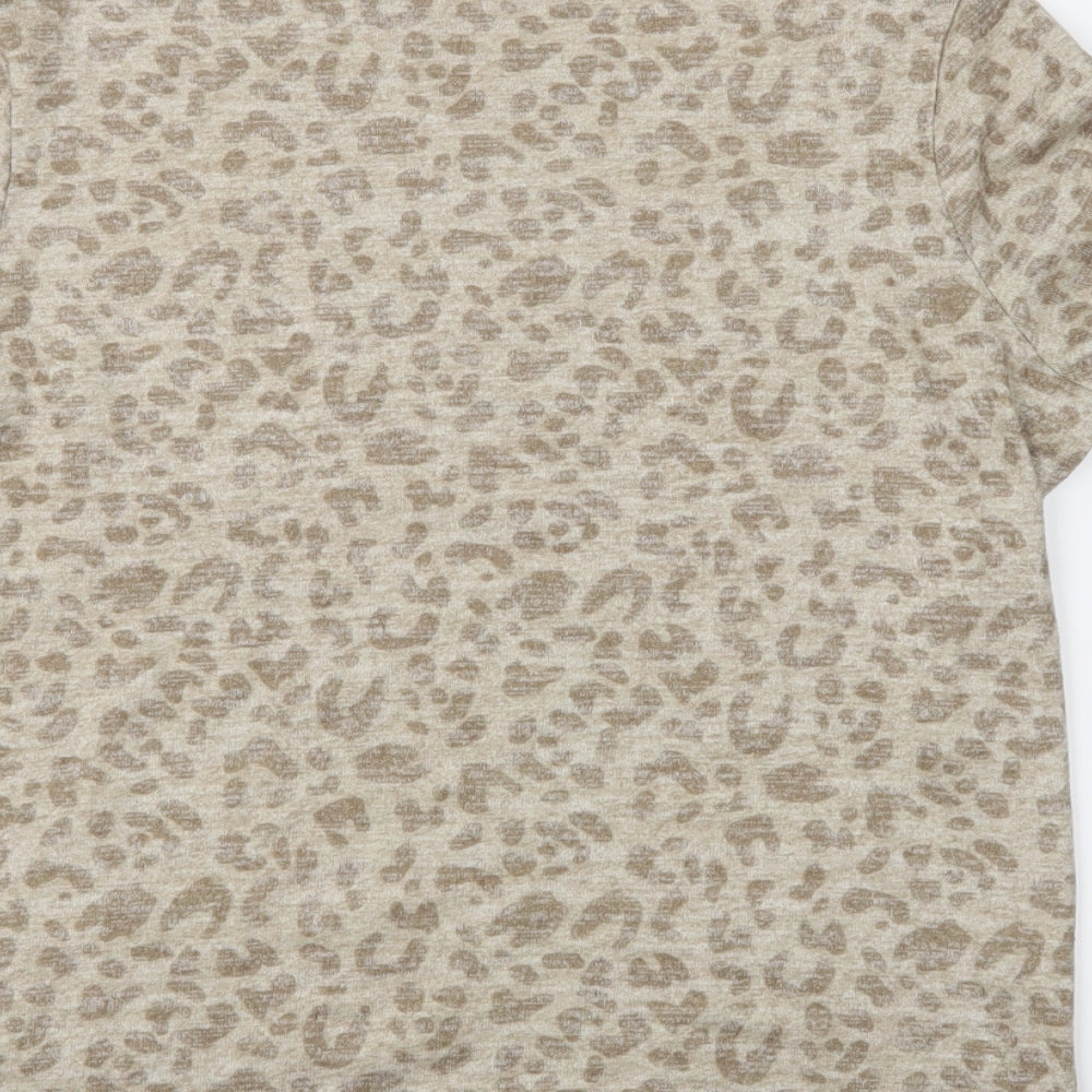 Marks & Spencers Womens Multicoloured Animal Print  Pullover Jumper Size 16