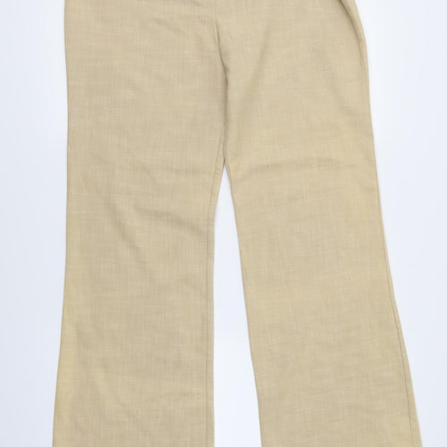 AMARANTO Womens Brown   Trousers  Size 14 L30 in