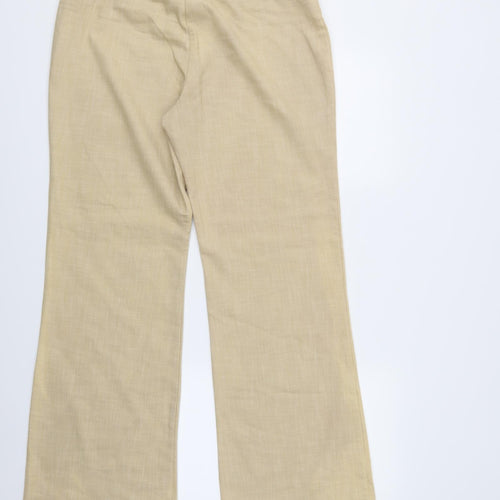AMARANTO Womens Brown   Trousers  Size 14 L30 in