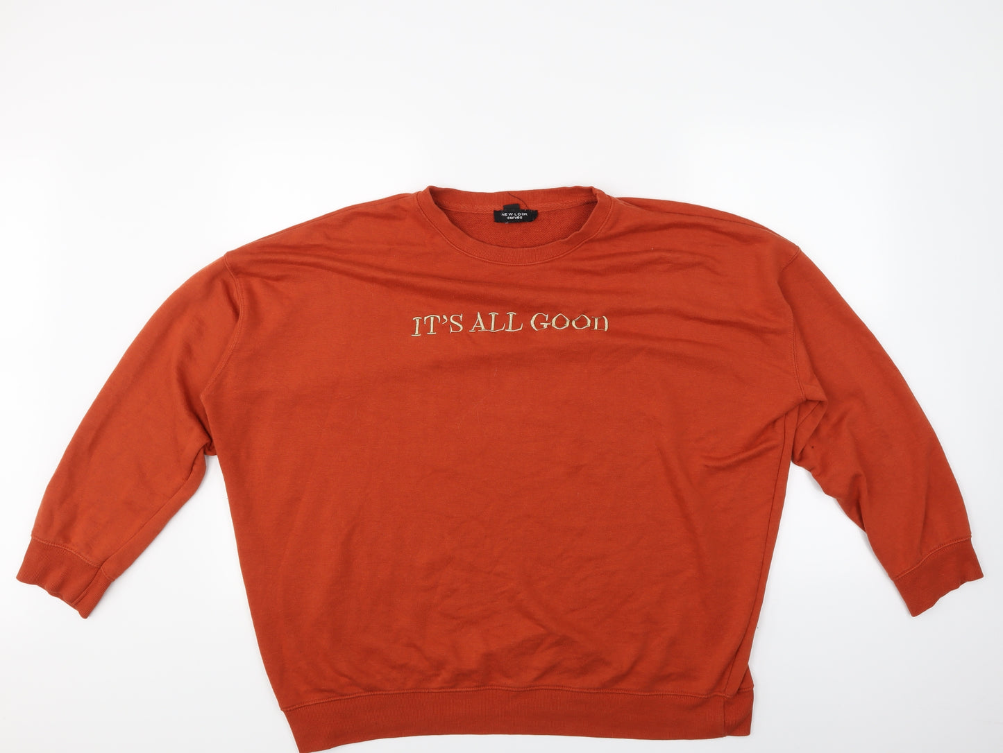 New Look Womens Orange   Pullover Jumper Size 20