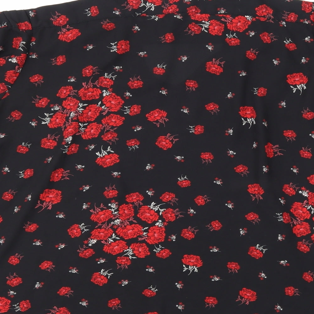 Simply Be Womens Multicoloured Floral  Basic Blouse Size 22