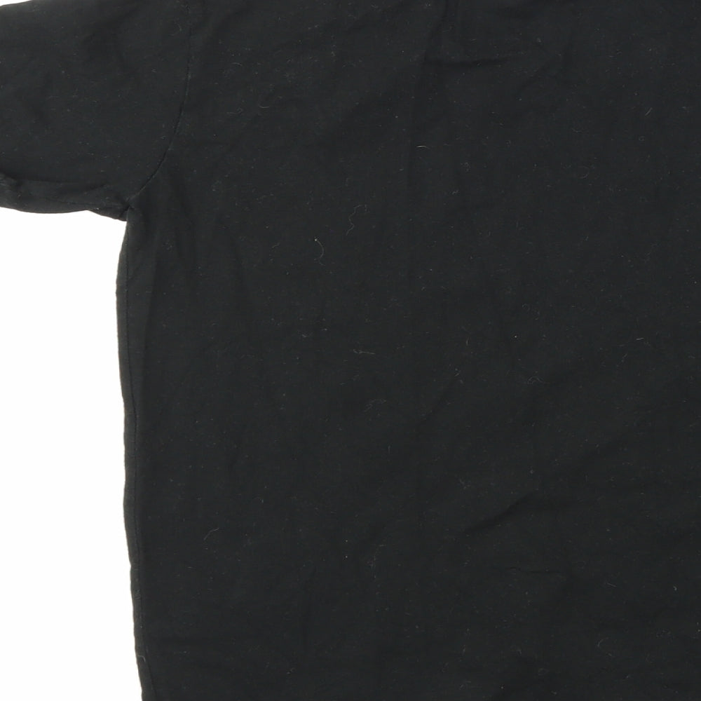 Lacoste Boys Black   Basic T-Shirt Size 10 Years