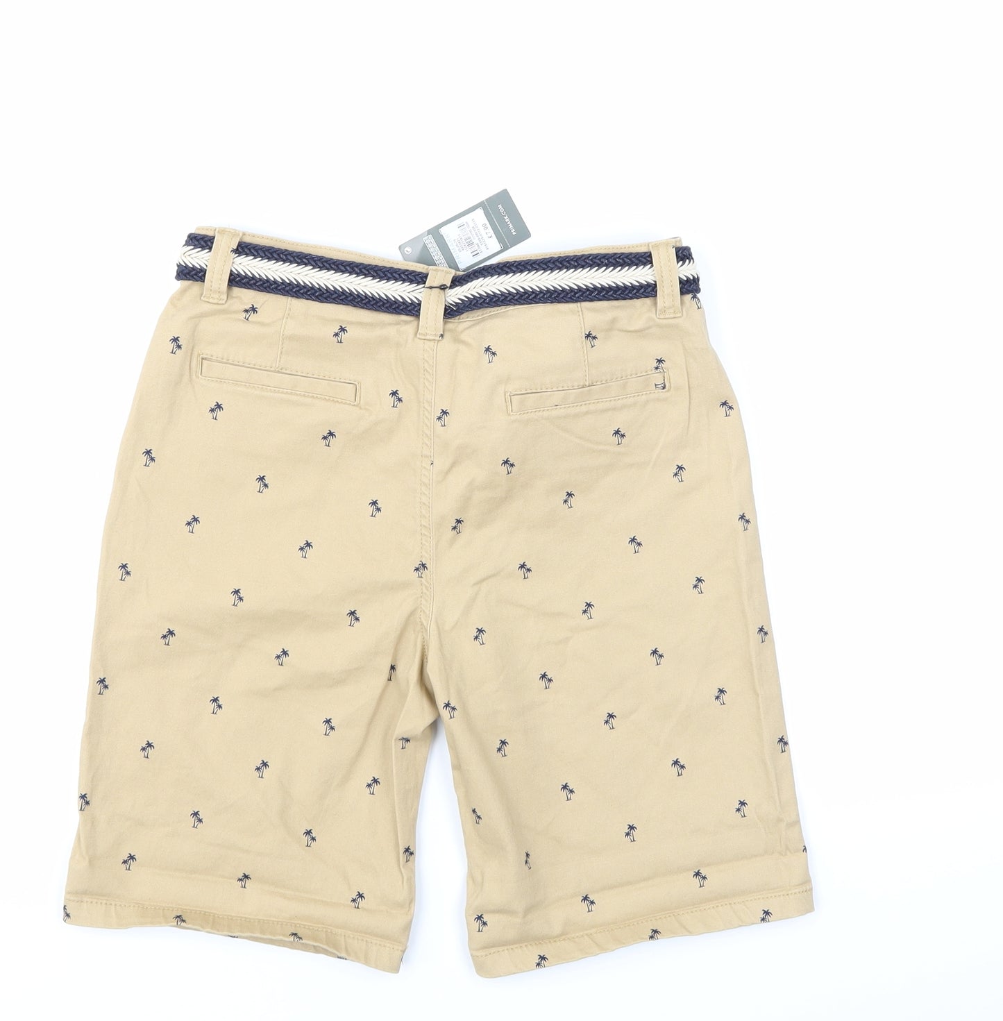 Chino Boys Beige   Chino Shorts Size 11-12 Years