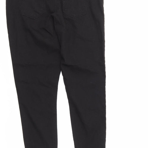 Denim & Co. Womens Black   Trousers  Size 16 L27 in