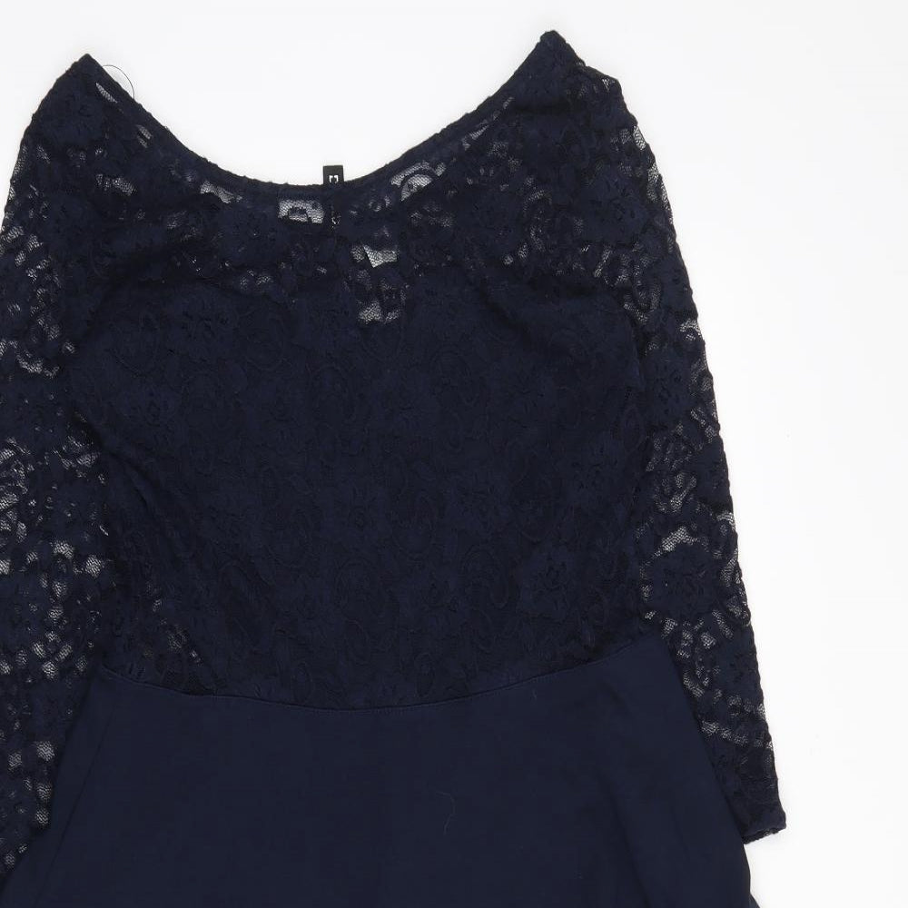 H&M Womens Black   Shirt Dress  Size 16