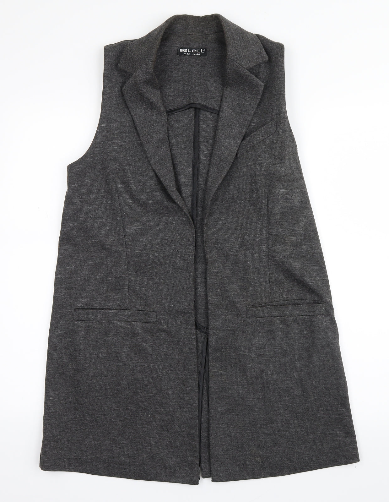 Select Womens Grey   Jacket Waistcoat Size 12