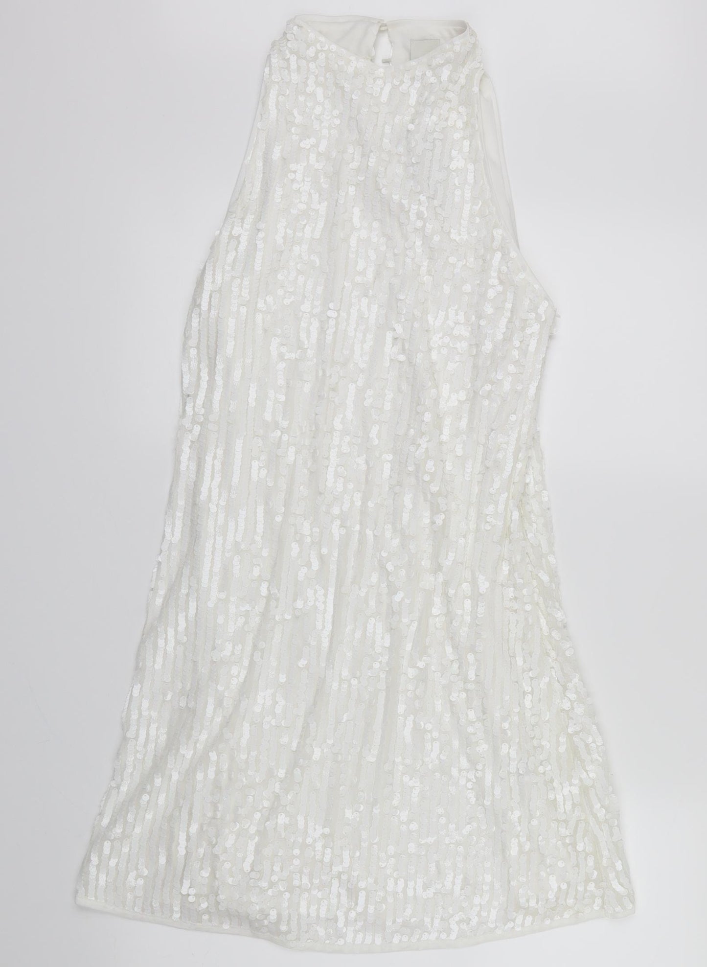 River Island Womens White   Tank Dress  Size 12