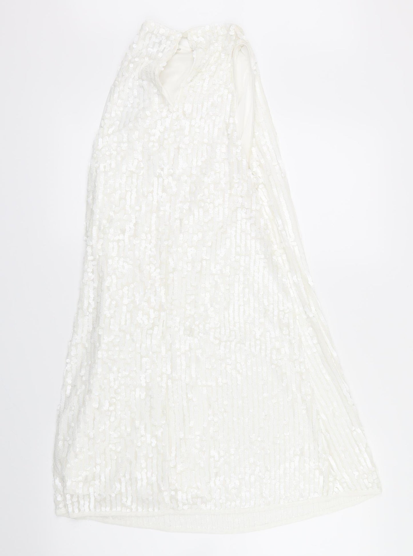 River Island Womens White   Tank Dress  Size 12
