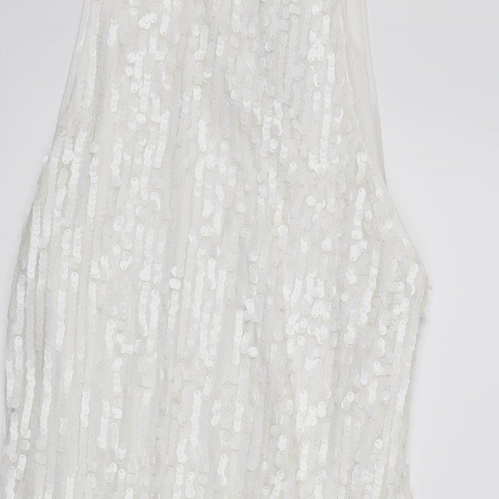 River Island Womens White   Tank Dress  Size 12