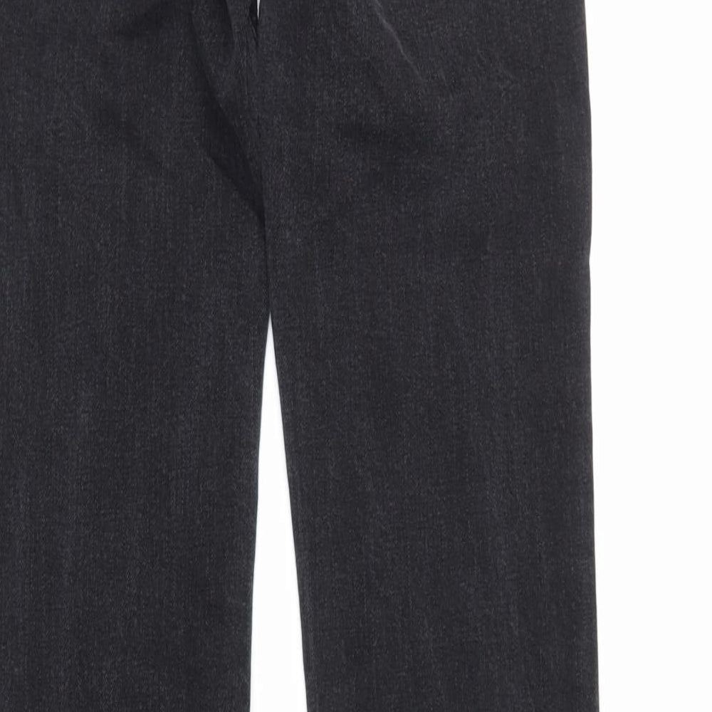 peachypink Mens Grey  Denim Flared Jeans Size 30