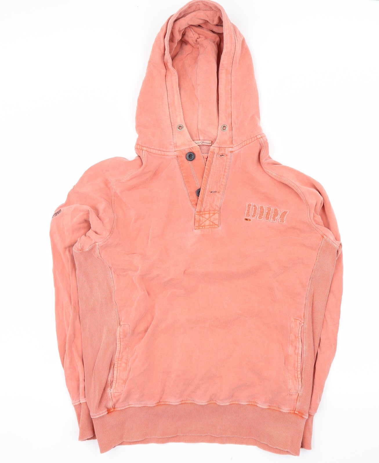 emilio adani Mens Pink   Pullover Hoodie Size XL