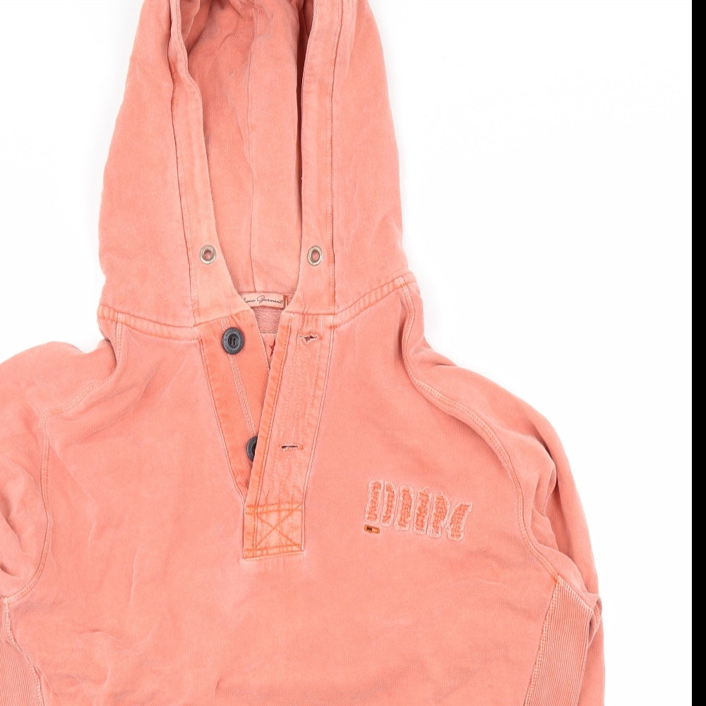 emilio adani Mens Pink   Pullover Hoodie Size XL