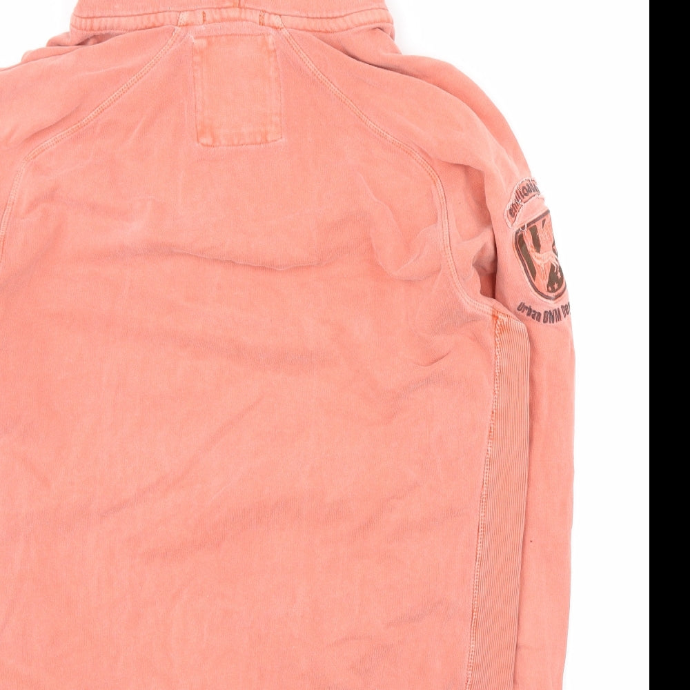 emilio adani Mens Pink   Pullover Hoodie Size XL