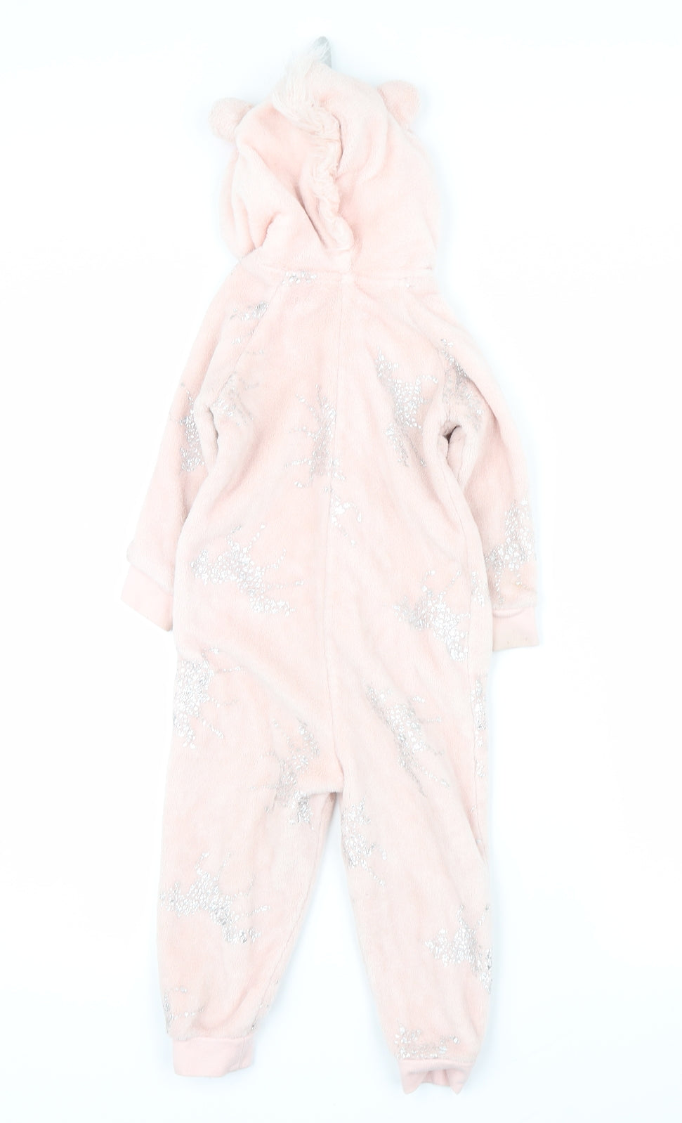 George  Pink Animal Print  Babydoll One Piece Size 12-18 Months  - unicorn