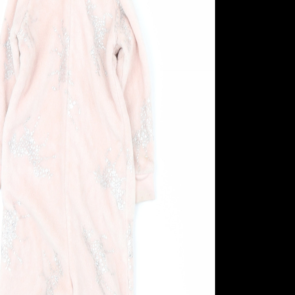 George  Pink Animal Print  Babydoll One Piece Size 12-18 Months  - unicorn