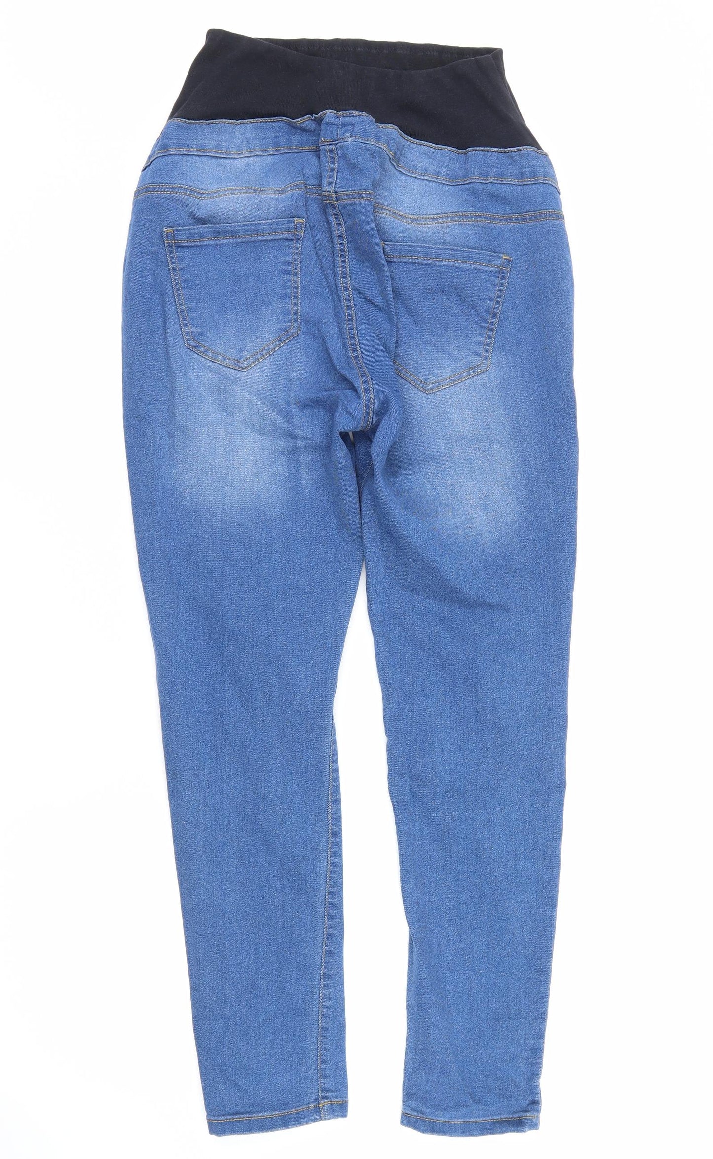 Boohoo Womens Blue  Denim Straight Jeans Size 12