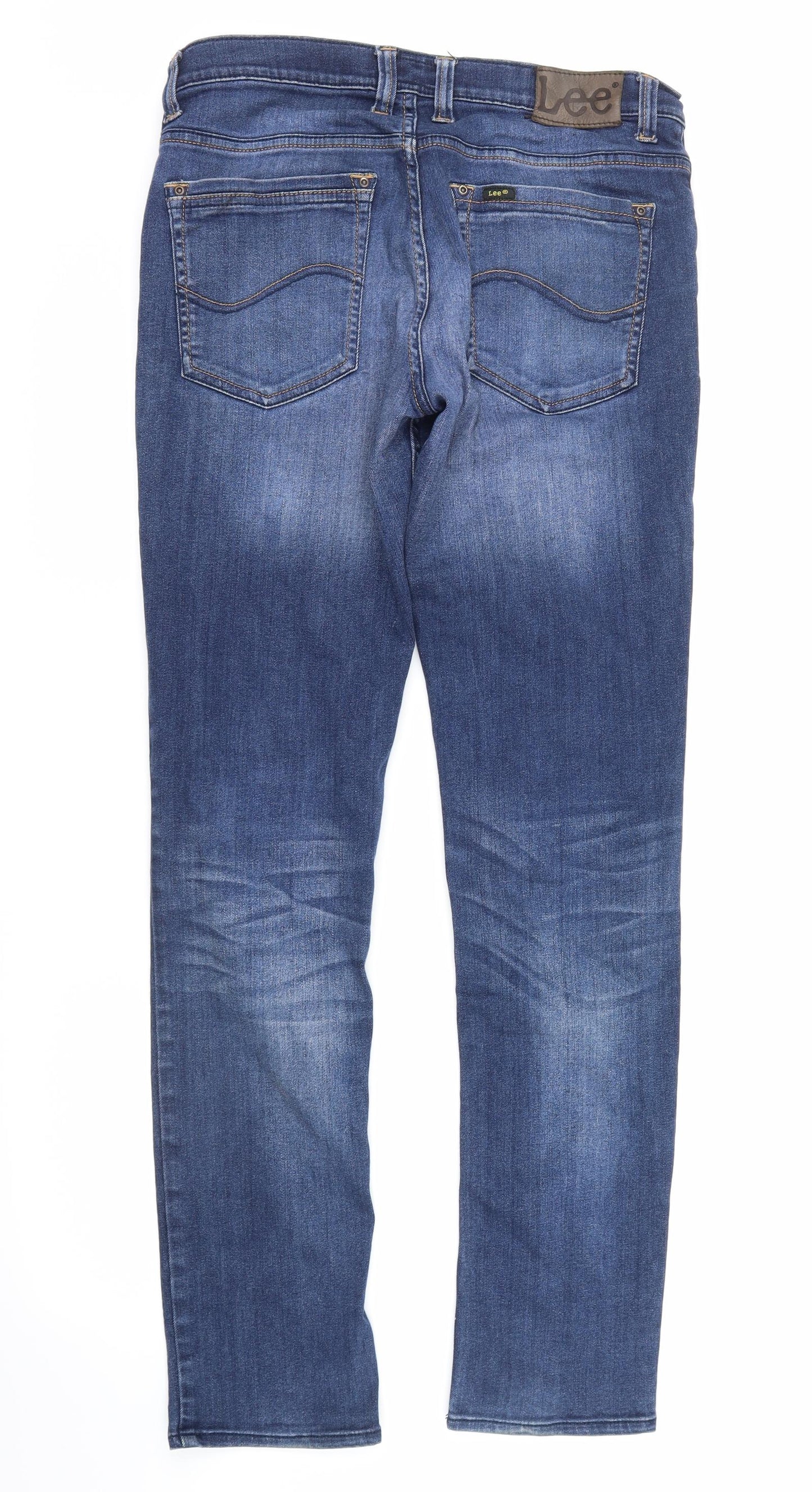 Lee Mens Blue  Denim Straight Jeans Size 32