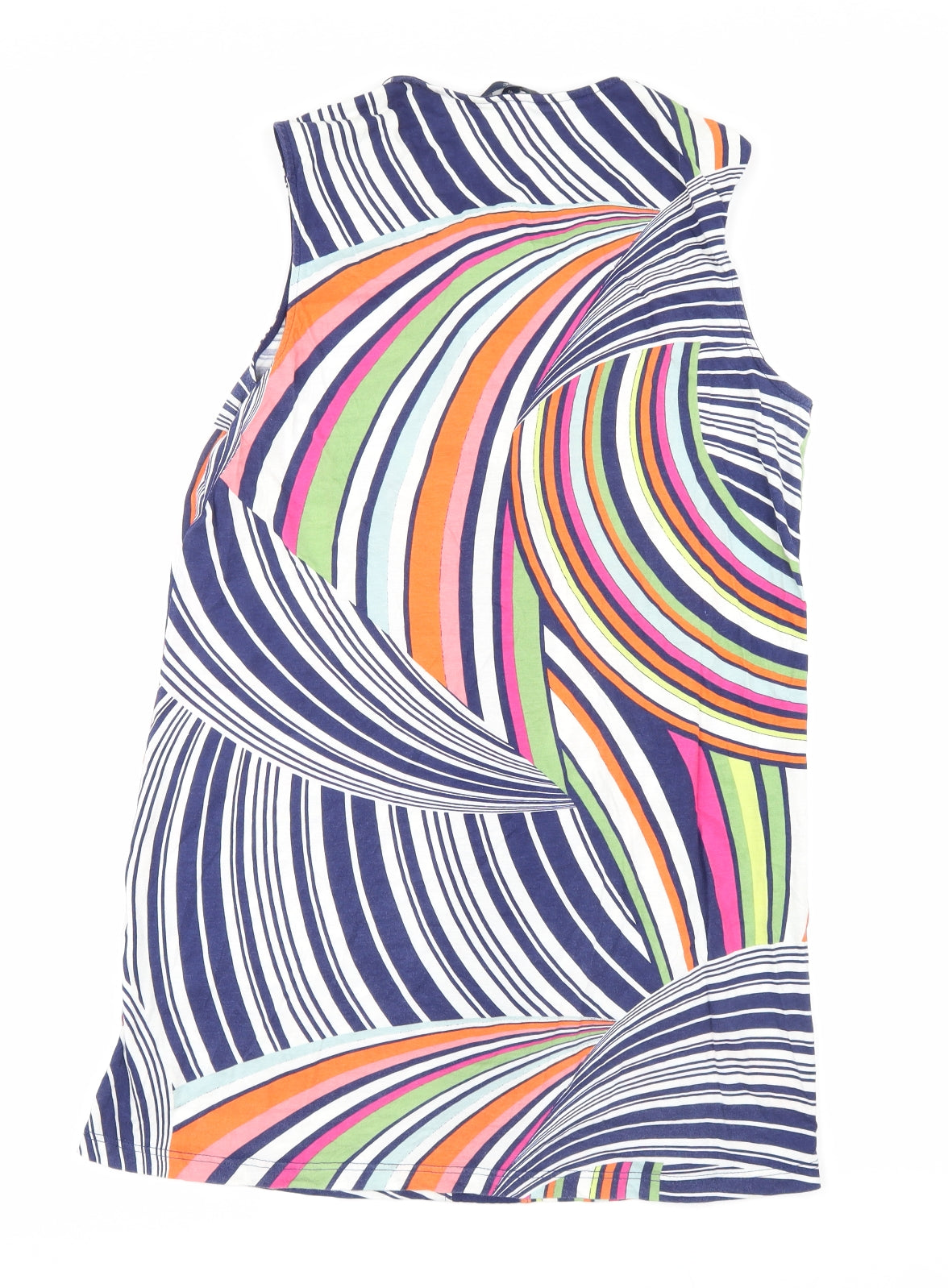 NEXT Womens Blue Striped  Tunic Tank Size 12