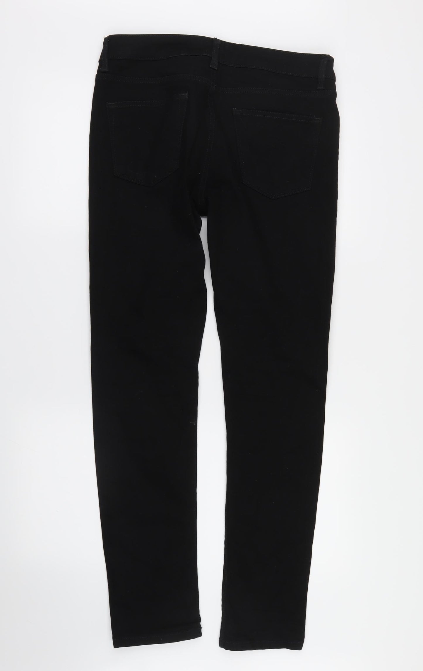 River Island Mens Black  Denim Straight Jeans Size 32