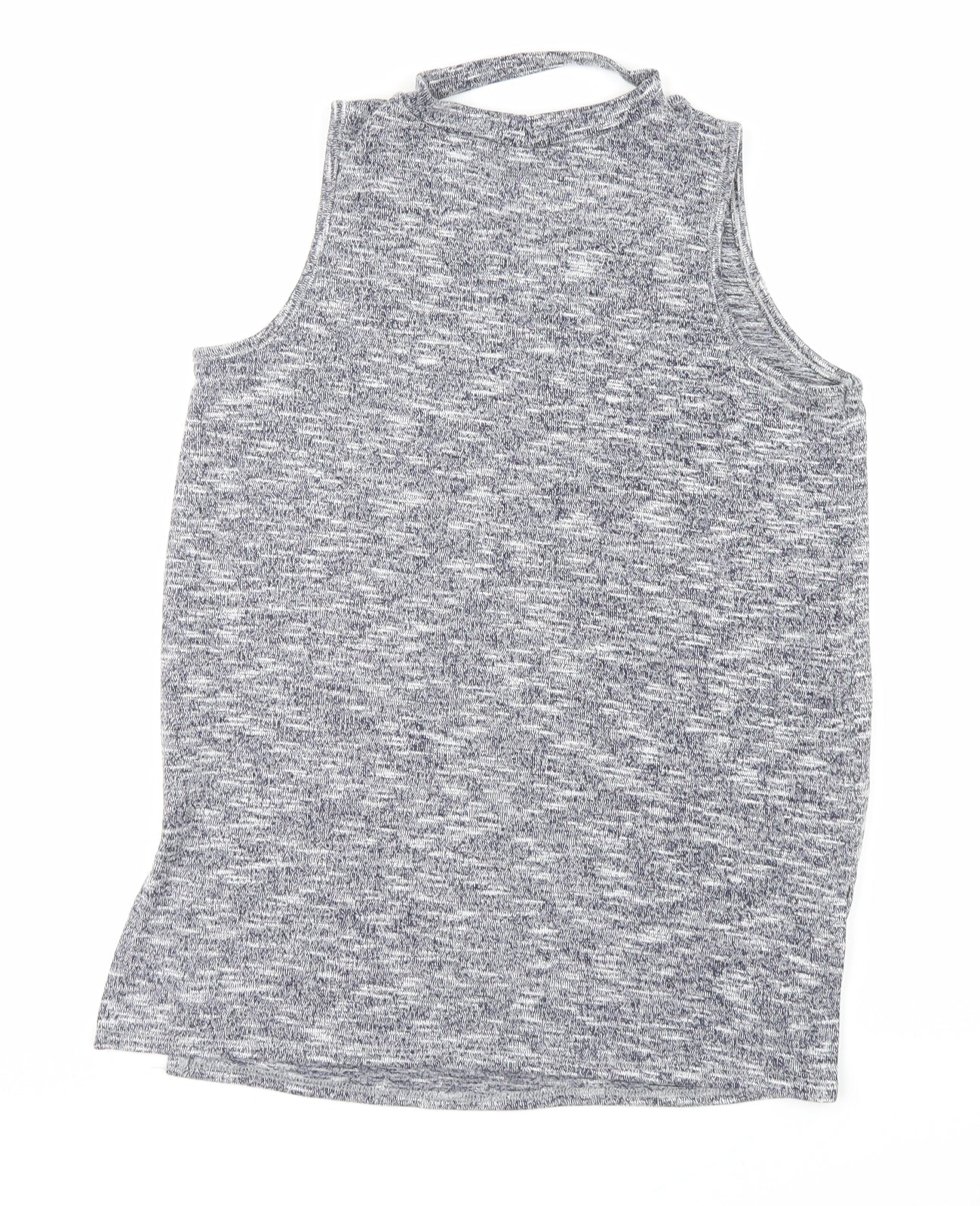 Candy Couture Girls Grey   Basic Tank Size 13 Years