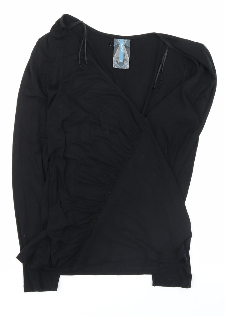NEXT Womens Black Basic Blouse Size 12