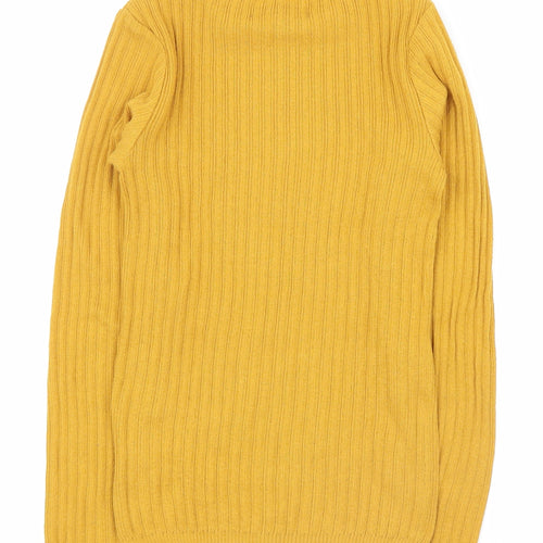 Primark Womens Yellow   Pullover Jumper Size XS