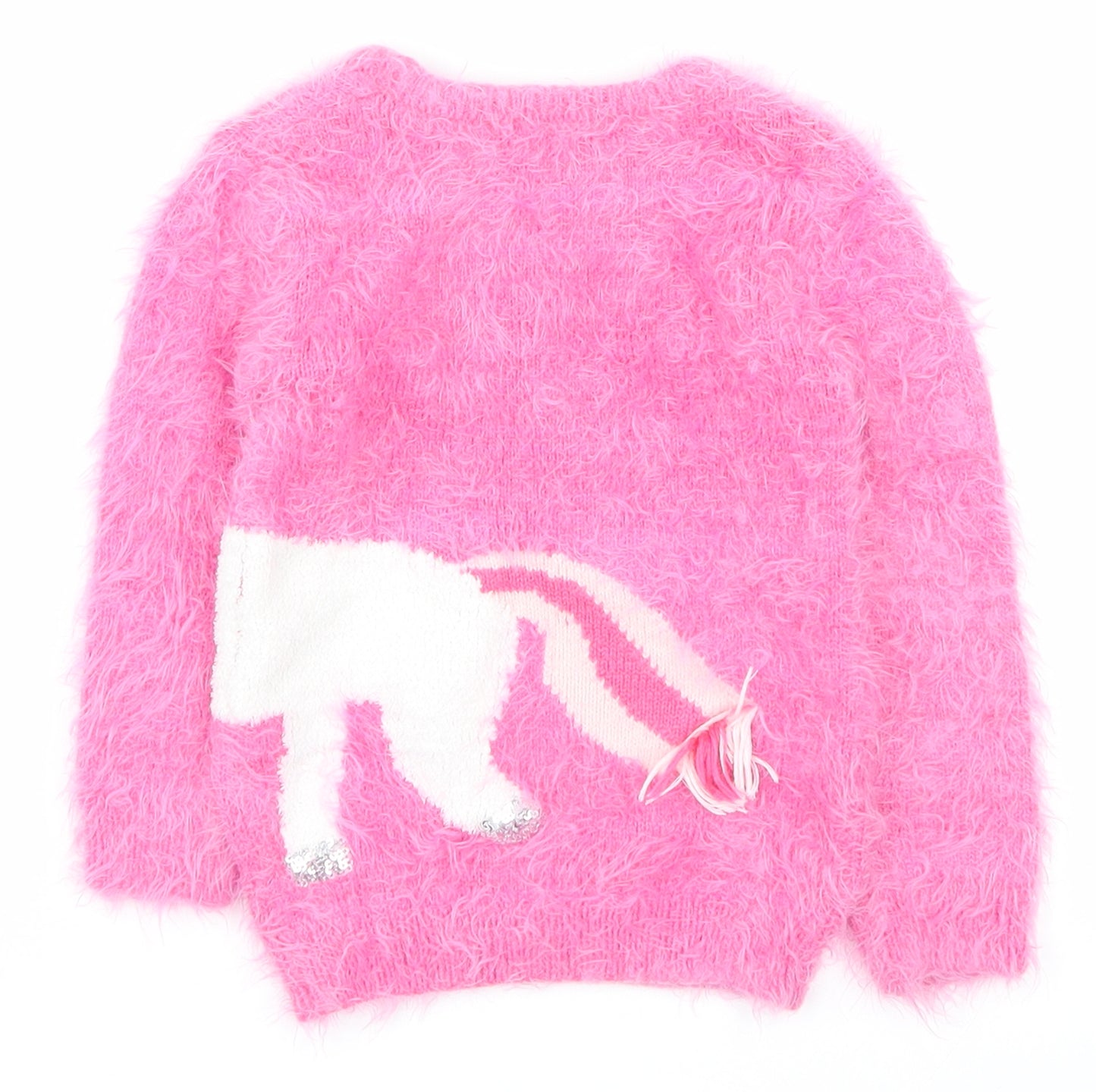 George  Pink   Pullover Jumper Size 12-18 Months  - unicorn