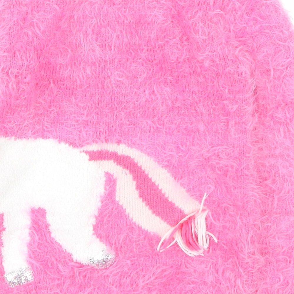 George  Pink   Pullover Jumper Size 12-18 Months  - unicorn