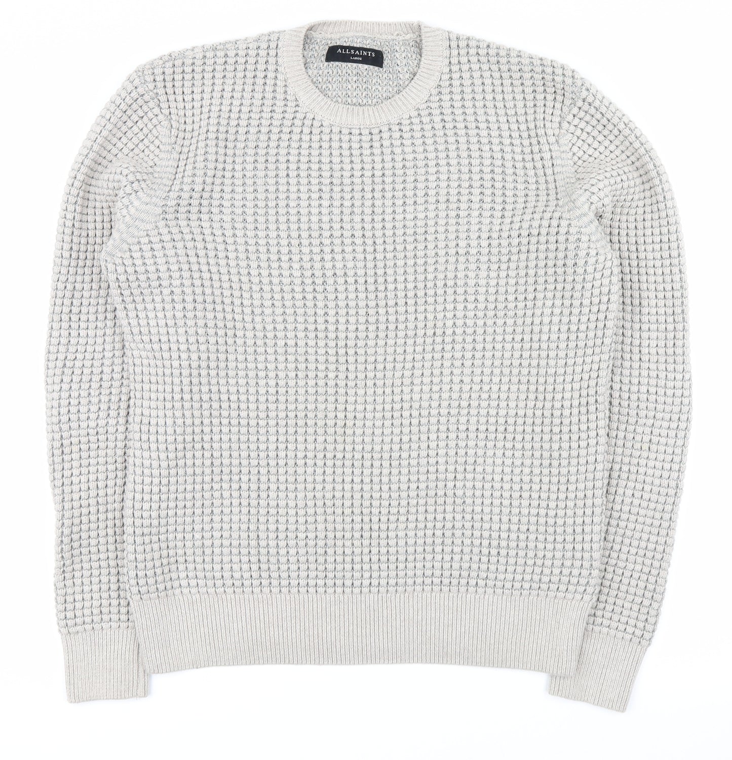 AllSaints Mens Grey   Pullover Sweatshirt Size L