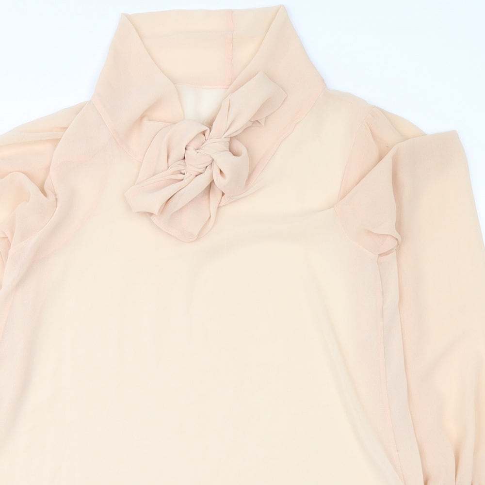 no brand Womens Pink   Basic Button-Up Size M