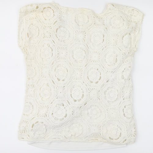 George Womens White   Basic Blouse Size 16