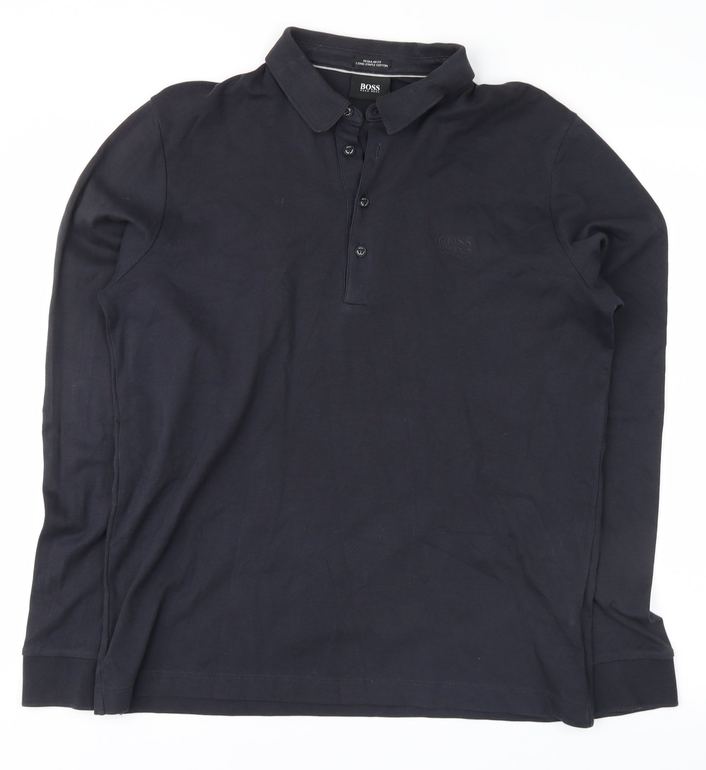 HUGO BOSS Mens Black    Polo Size L