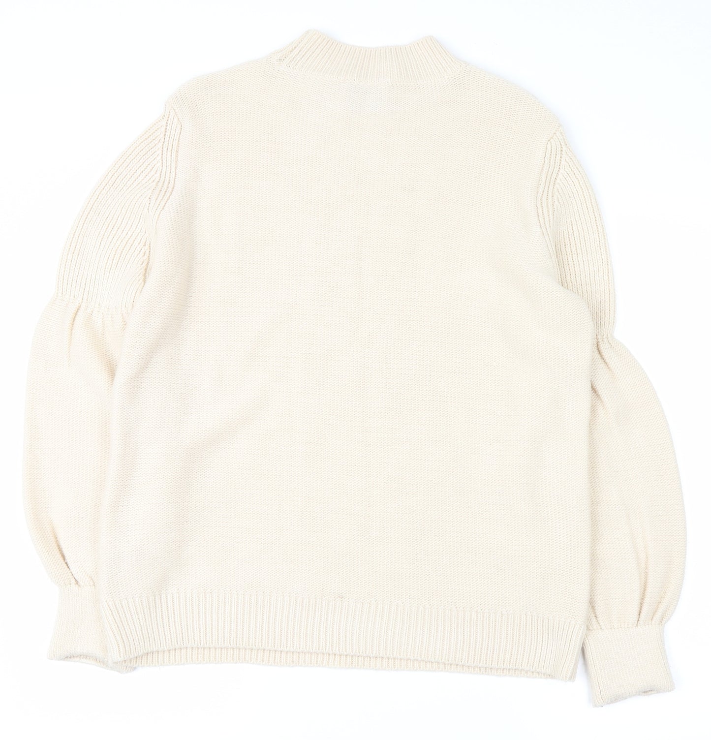 Papaya Womens White   Pullover Jumper Size L